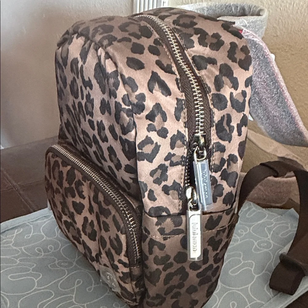 lululemon athletica Leopard Print Backpack